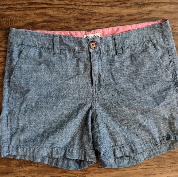 Merona Chambray Shorts Women's Size 6 - Picture 5 of 5